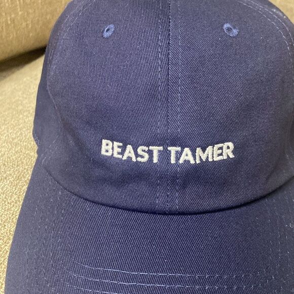 Berodin Wax Navy Beast Tamer Baseball Hat Cap & Metal Wax Can Holder & Scraper - Picture 3 of 8